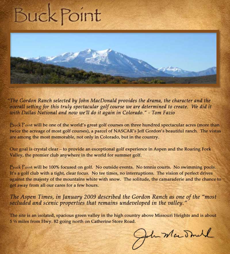Buckpoint Golf Colorado